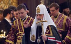 Божественная литургия в храме Христа Спасителя 