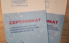 Сертификат о прививке 