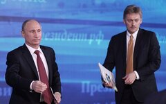 Владимир Путин и Дмитрий Песков © KM.RU, Алексей Белкин