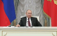 Владимир Путин © KM.RU, Стоп-кадр из видеотрансляции