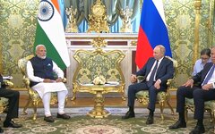 Переговоры Владимира Путина и Нарендры Моди