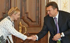 Юлия Тимошенко и Виктор Янукович