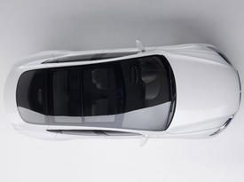 Tesla Model S. Вид сверху