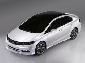 Honda Civic Concept. Зад-бок