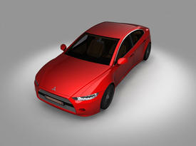 Mitsubishi GalEA. Перед-бок