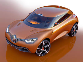 Renault Captur Concept. Вид спереди
