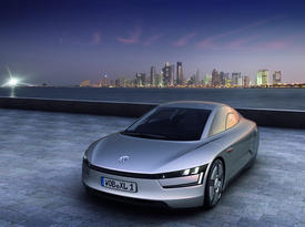 Volkswagen XL1. Вид спереди