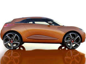 Renault Captur Concept. Вид сбоку