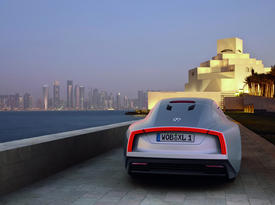 Volkswagen XL1. Зад-фронт