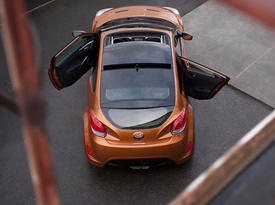 Hyundai Veloster (2012). Вид сверху