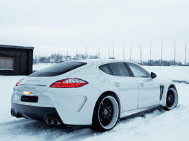 Porsche Panamera Moby Dick by Edo Competition. Зад-бок