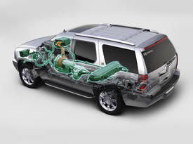 Cadillac Escalade Hybrid зад-бок