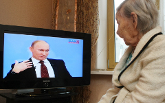 Телеобращение Владимира Путина © РИА Новости, Максим Богодвид