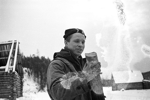 Юрий Юдин во время похода 1959 года. Фото с сайта livejournal.com