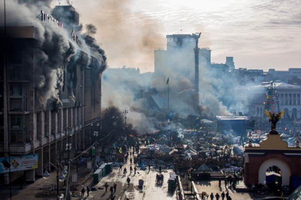 Ситуация в центре Киева 19 февраля © РИА Новости, Андрей Стенин