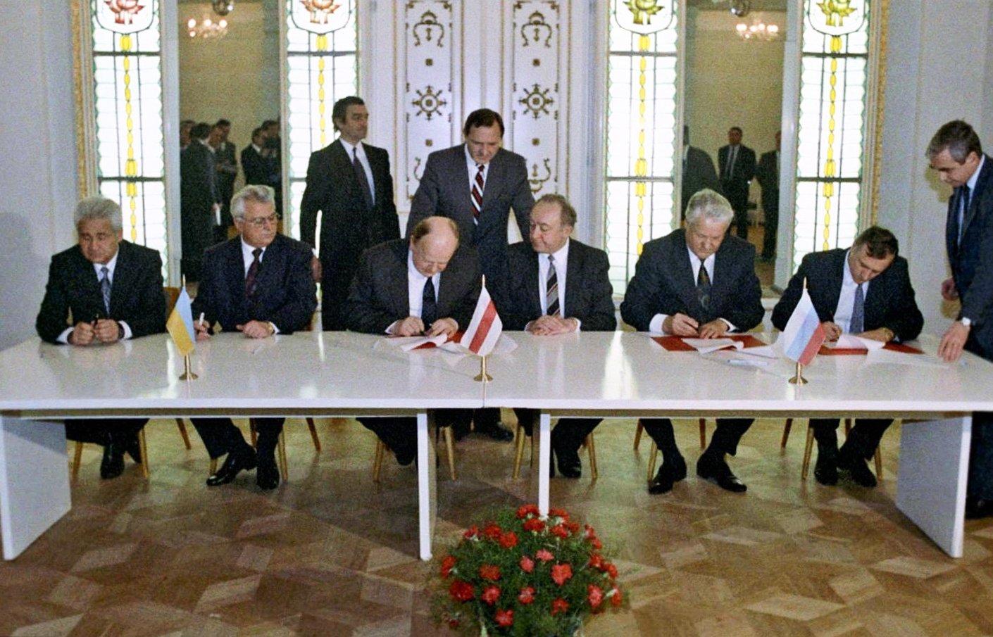 Подписание беловежских соглашений