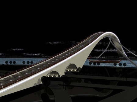 Макет моста да Винчи. Фото с сайта worldbuildingsdirectory.com 