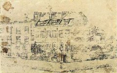 Дом Ван Гога в Брикстоне. Рисунок художника. Фото с сайта wikipaintings.org