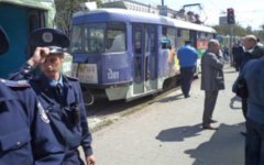 Место взрыва в Днепропетровске. Фото с сайта censor.net.ua