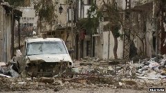 Результаты волнений в Сирии; фото взято с сайта BBC