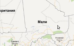 Карта Мали. Фото с сайта maps.google.ru