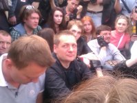 Алексей Навальный и Сергей Удальцов. Фото: twitter.com/gruppa_voina