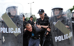 Фанатские беспорядки в Варшаве © РИА Новости, Владимир Песня