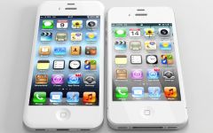 Макет Apple iPhone 5 и iPhone 4S. Фото с сайта macrumors.com