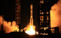 Ночной запуск ракеты-носителя © РИА Новости, Олег Урусов