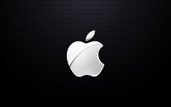 Логотип Apple. Фото с сайта mac-wallpapers.com