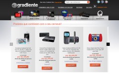 Скриншот сайта gradiente.com.br