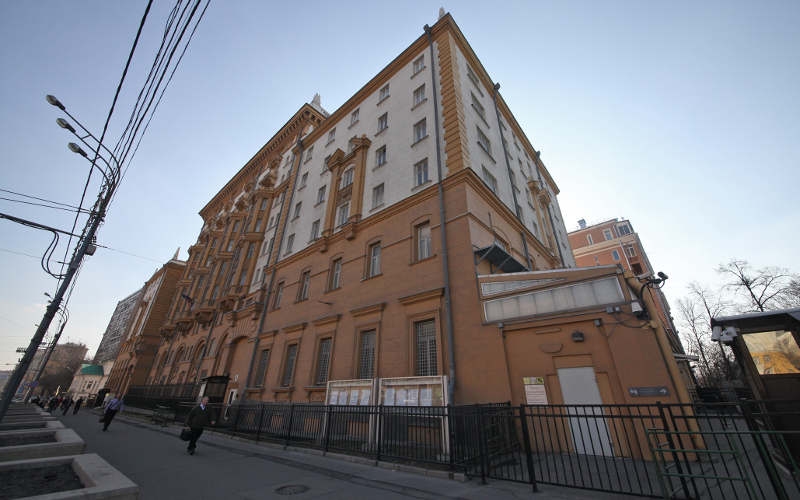 Посольство США в Москве © KM.RU, Алексей Белкин
