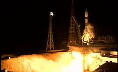 Запуск «Союз-2.1б». Фото с сайта mcc.rsa.ru