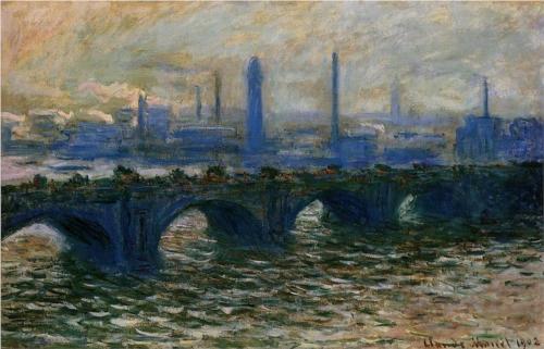 Картина Клода Моне «Мост Ватерлоо». Фото с сайта wikipaintings.org