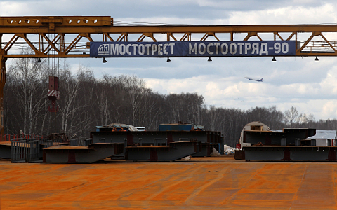 Строительство трассы Москва — Петербург © РИА Новости, Евгений Биятов