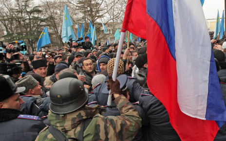 Пророссийский митинг в Симферополе © РИА Новости, Тарас Литвиненко