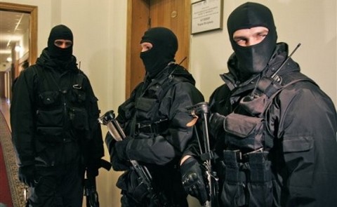 Сотрудники спецподразделения СБУ «Альфа». Кадр канала ТСН