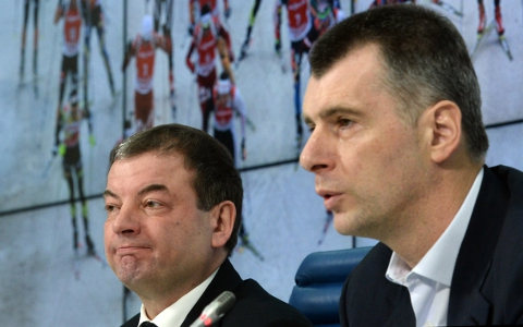 Сергей Кущенко и Михаил Прохоров © РИА Новости, Александр Вильф