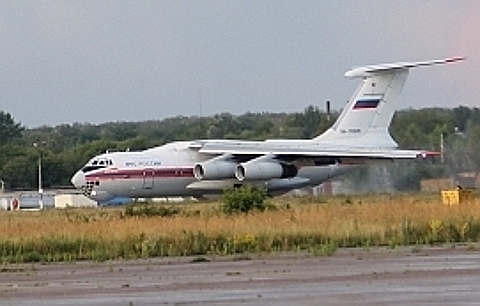 Самолет Ил-76 МЧС России. Фото с сайта mchs.gov.ru