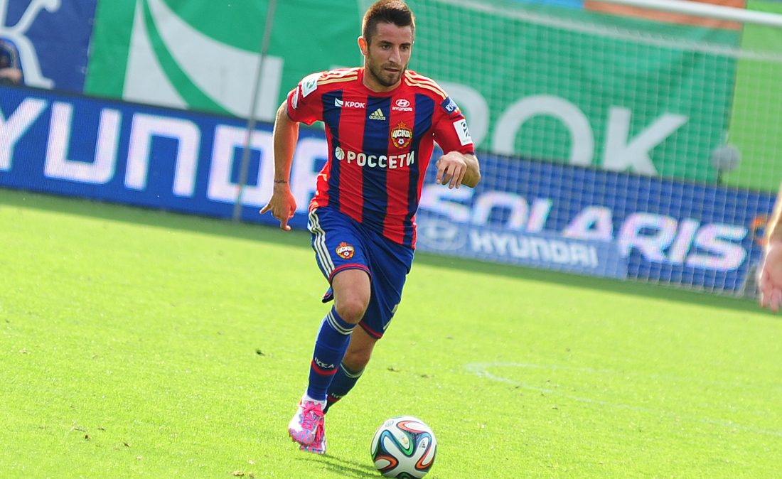 Зоран Тошич. Фото с сайта pfc-cska.com