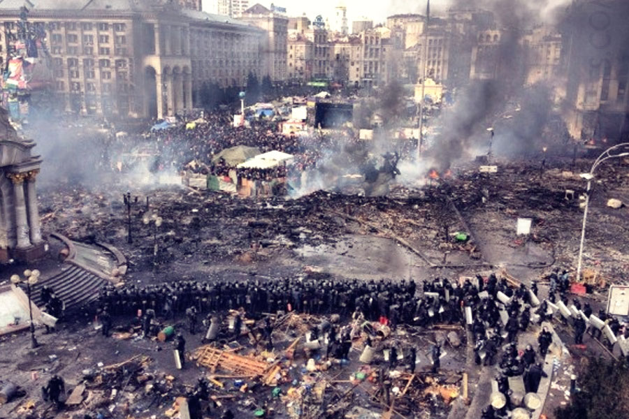 Киев в 2014 году. Фото с сайта nedelya-ua.com