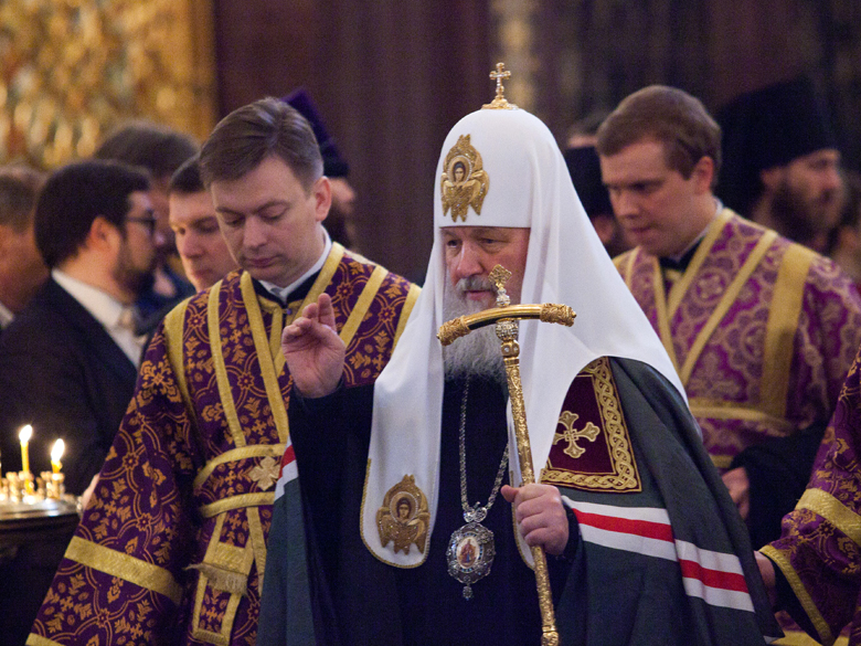 Божественная литургия в храме Христа Спасителя © KM.RU, Кирилл Зыков