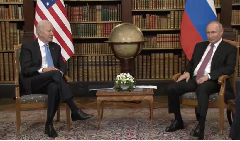 Джо Байден и Владимир Путин