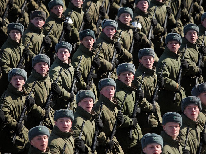 Репетиция парада Победы 2012 
