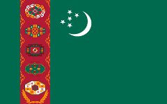 Флаг Туркмении